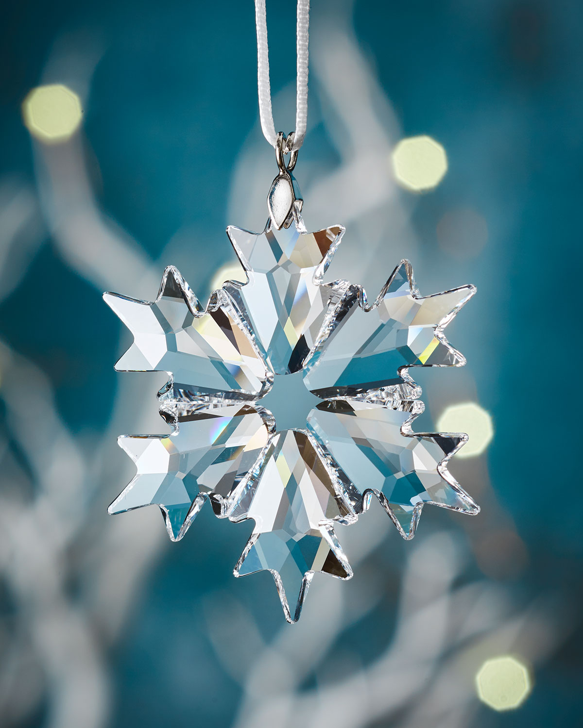 Glass Snowflake Christmas Ornament